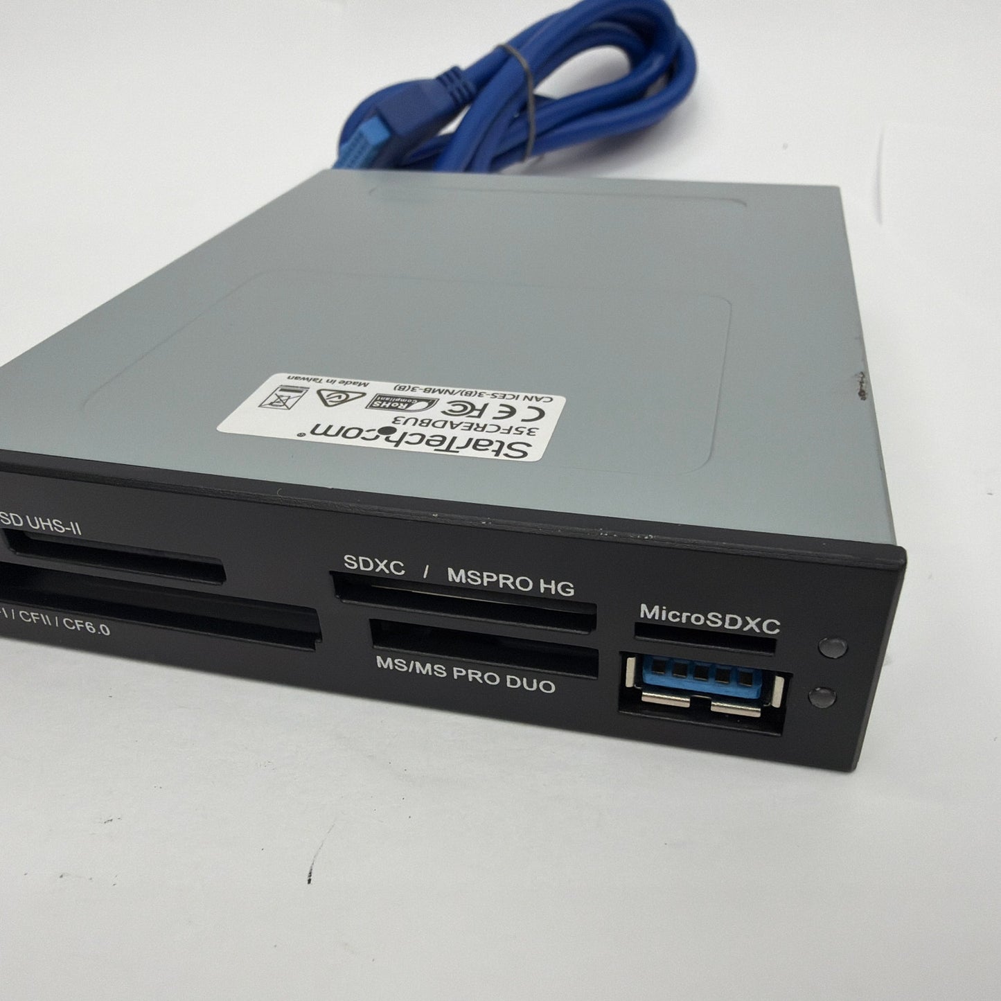 StarTech.com 35FCREADBU3 3.5 Inch Internal USB 3.0 Multi-Card Reader
