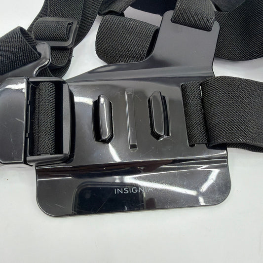 Insignia GoPro-Compatible Chest Harness and Head Strap Mount Set Black
