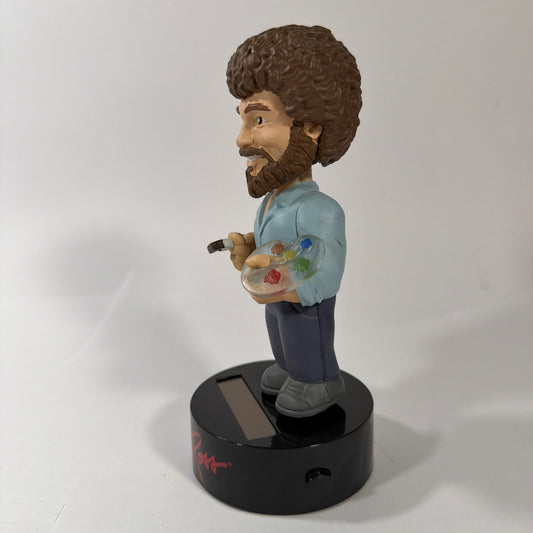 NECA Bob Ross The Joy of Painting Solar Powered Body Knocker Figure Tested