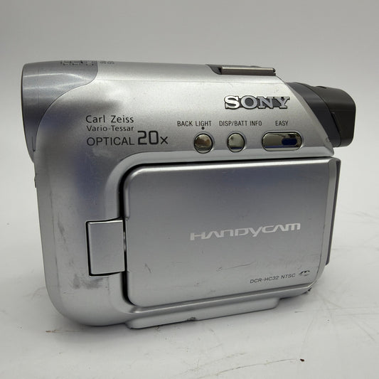 Sony DCR-HC32 MiniDV Digital Video Camcorder Carl Zeiss Lens For Parts/Repair