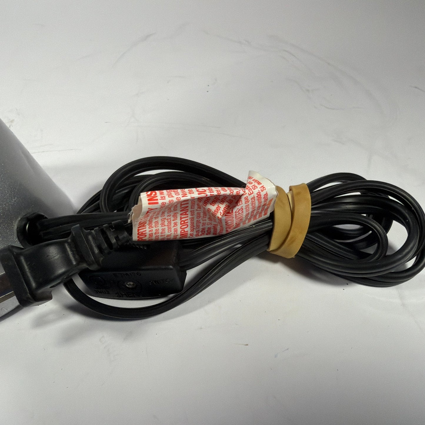 Motion and Glitter Model 2000 Silver Lamp Base E65440 3.5 in Opening Tested