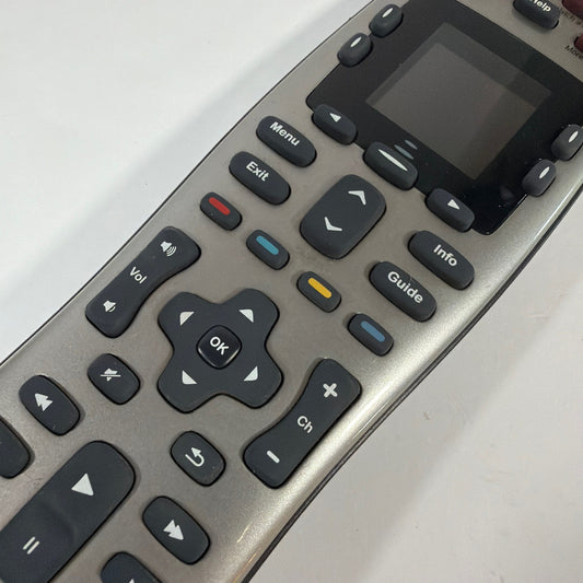 Logitech Harmony 650 Universal Remote Control Silver Tested Working