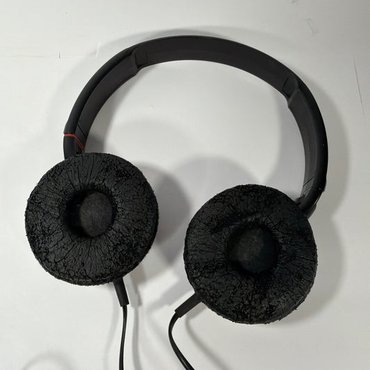 Sony MDR-ZX100 Wired Stereo On-Ear Headphones Black Tested Working