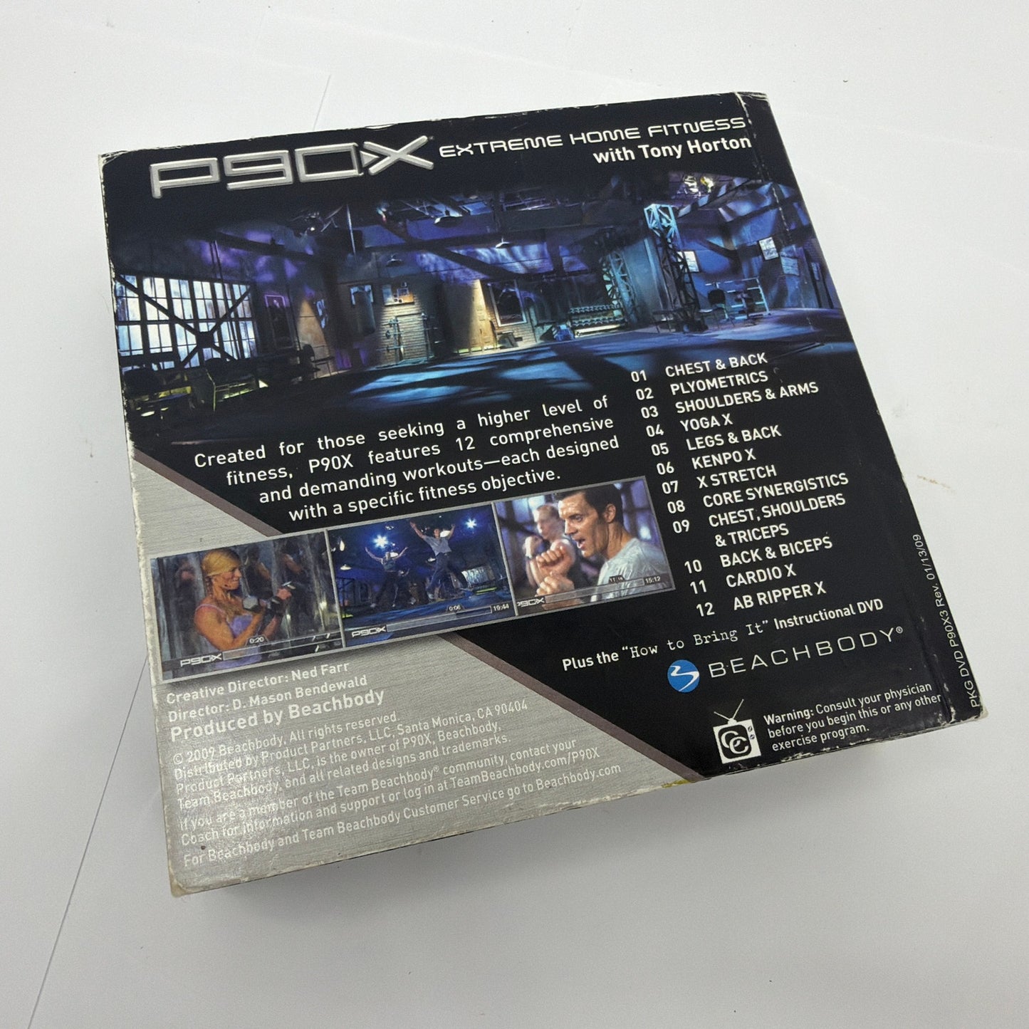 P90X Extreme Home Fitness Complete 12 DVD Set Tony Horton Beachbody