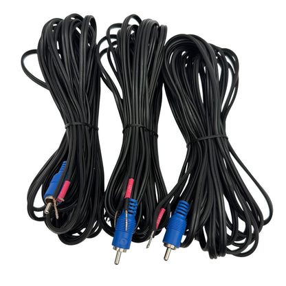 3x Bose Lifestyle / Acoustimass RCA to Bare Wire Speaker Cable Set – Front Left