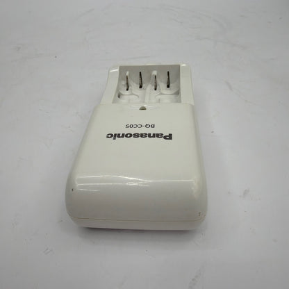 Panasonic BQ-CC05 AA/AAA NiMH Battery Charger 4-Slot White Tested Working
