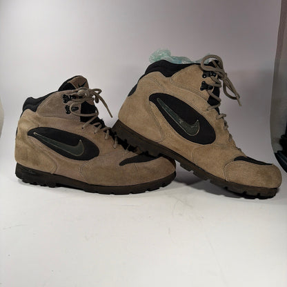 Vintage Nike 685116-031 Suede Trail Hiking Boots Men’s 12 Brown/Black