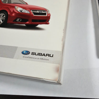 2013 Subaru Legacy/Outback OEM Owner’s Manual Set w/ Subaru Case A2490BE-B