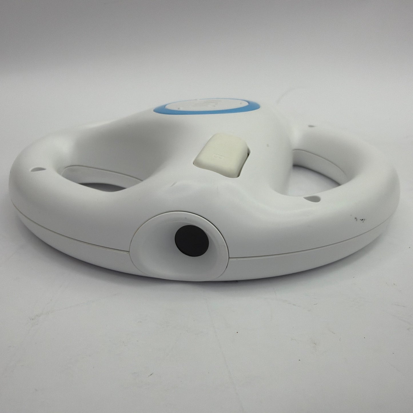 Nintendo Wii Wheel Steering Wheel Attachment RVL-024 White Blue