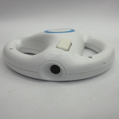 Nintendo Wii Wheel Steering Wheel Attachment RVL-024 White Blue
