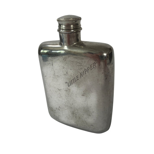 Vintage James Dixon & Sons Sheffield Little Nipper 2oz Pocket Flask