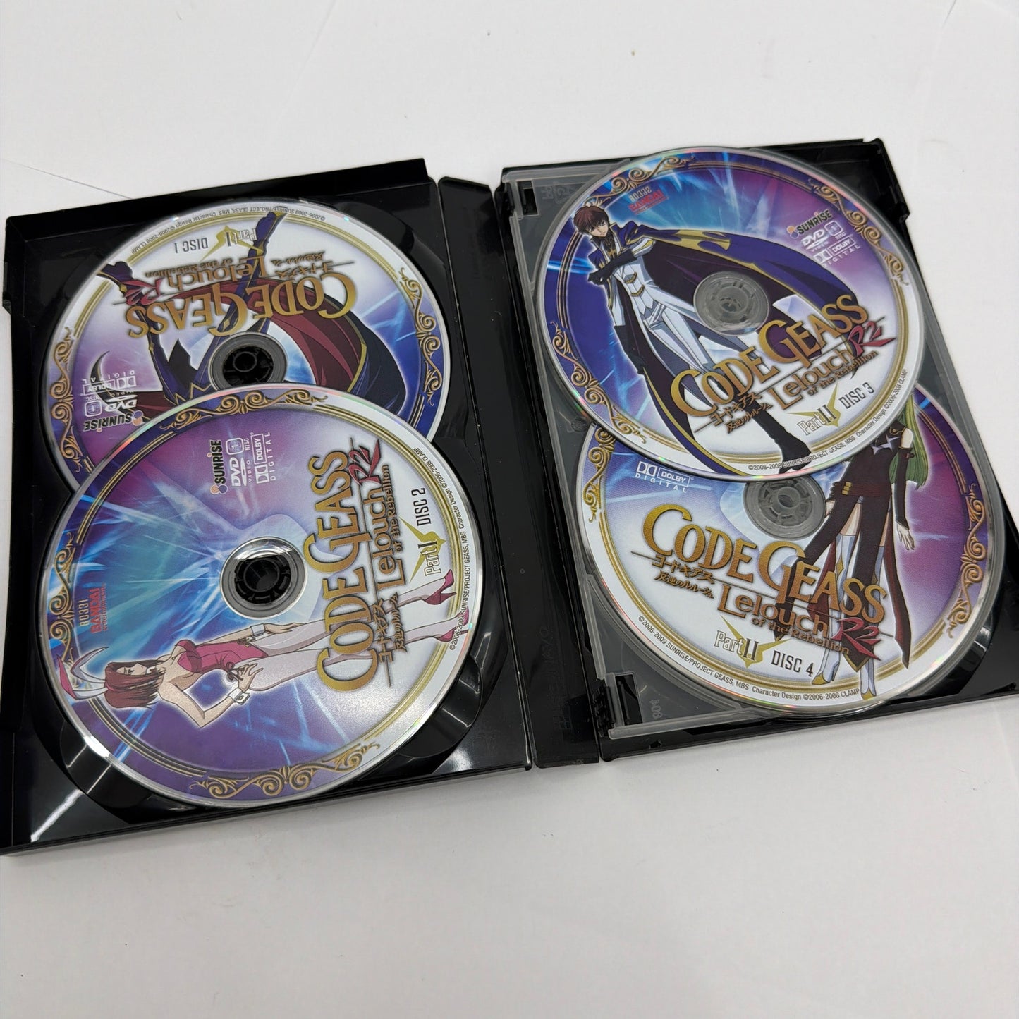 Code Geass Lelouch of the Rebellion R2 Complete 2nd Season DVD 8-Disc Bandai