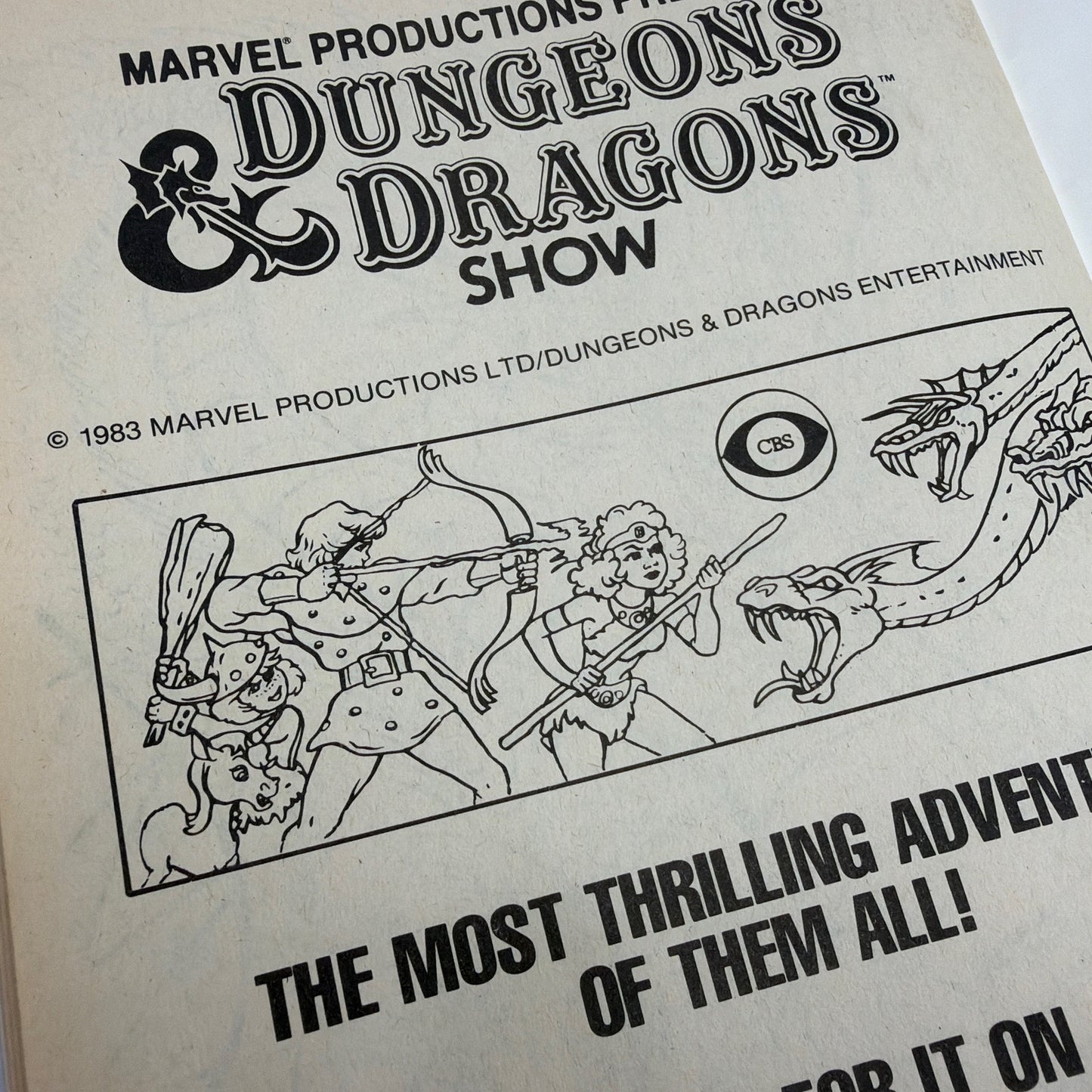 1983 Advanced Dungeons & Dragons Characters Coloring Book TSR Marvel ISBN 0-9397