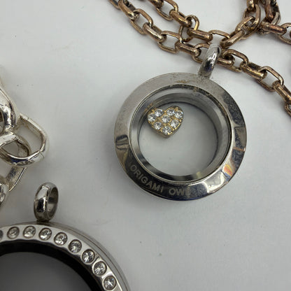 Origami Owl Living Locket Jewelry Lot Necklaces Bracelets Charms