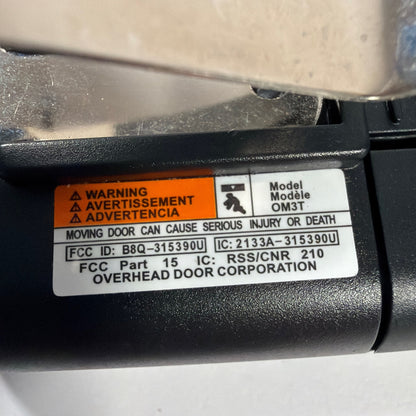Overhead Door OM3T 3-Button Garage Door Opener Remote with Extra Battery