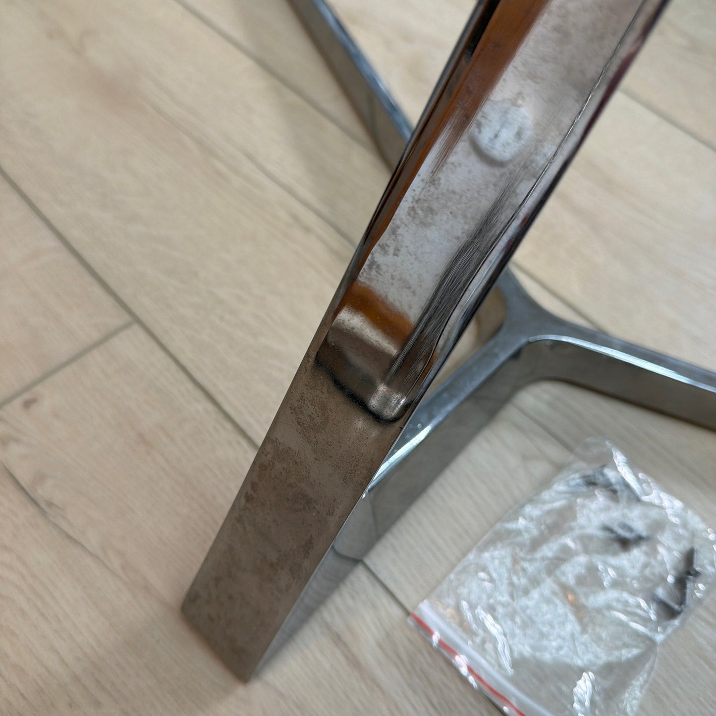 Samsung 65KS9000 TV Stand Base and Neck BN61-13309A BN61-13310A Silver