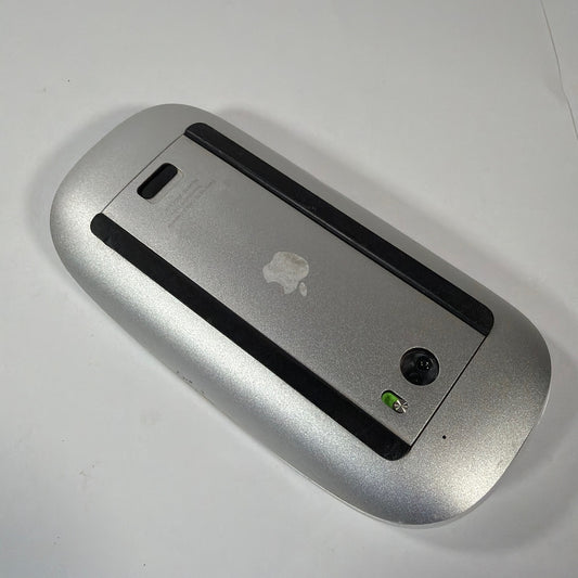 Apple Magic Mouse A1296 Wireless Bluetooth Mouse White/Silver For Parts Repair