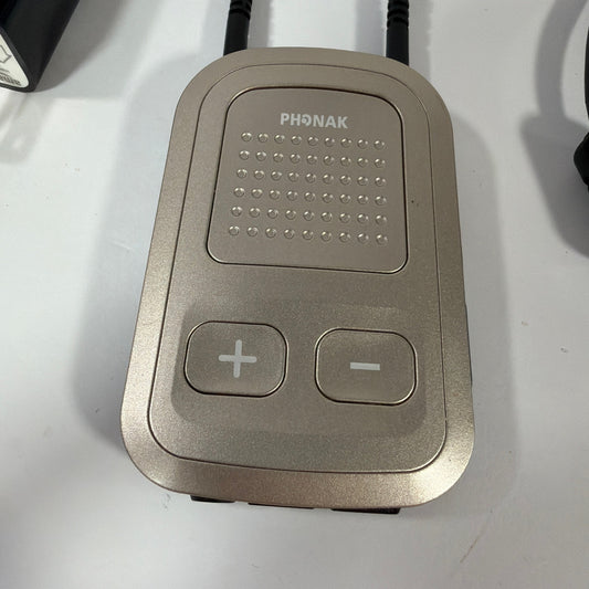 Phonak ComPilot II Hearing Aid Bluetooth Streamer with Power Adapter and USB