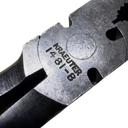 Kraeuter 1481-8 8" Combination Linesman Pliers USA