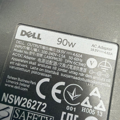 Dell LA90PM130 90W 19.5V AC Adapter Charger 7.4mm Tip with Power Cord
