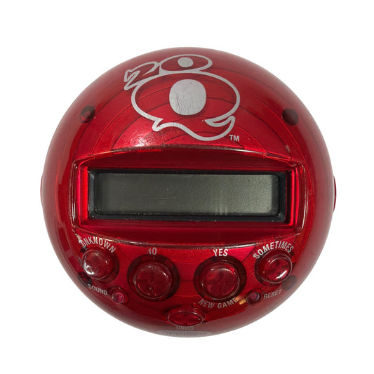 Radica 20Q 20 Questions Electronic Handheld Game Red 2005 No Power For Parts