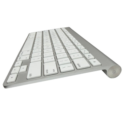 Apple Wireless Keyboard A1314 Bluetooth Silver/White – Tested Working
