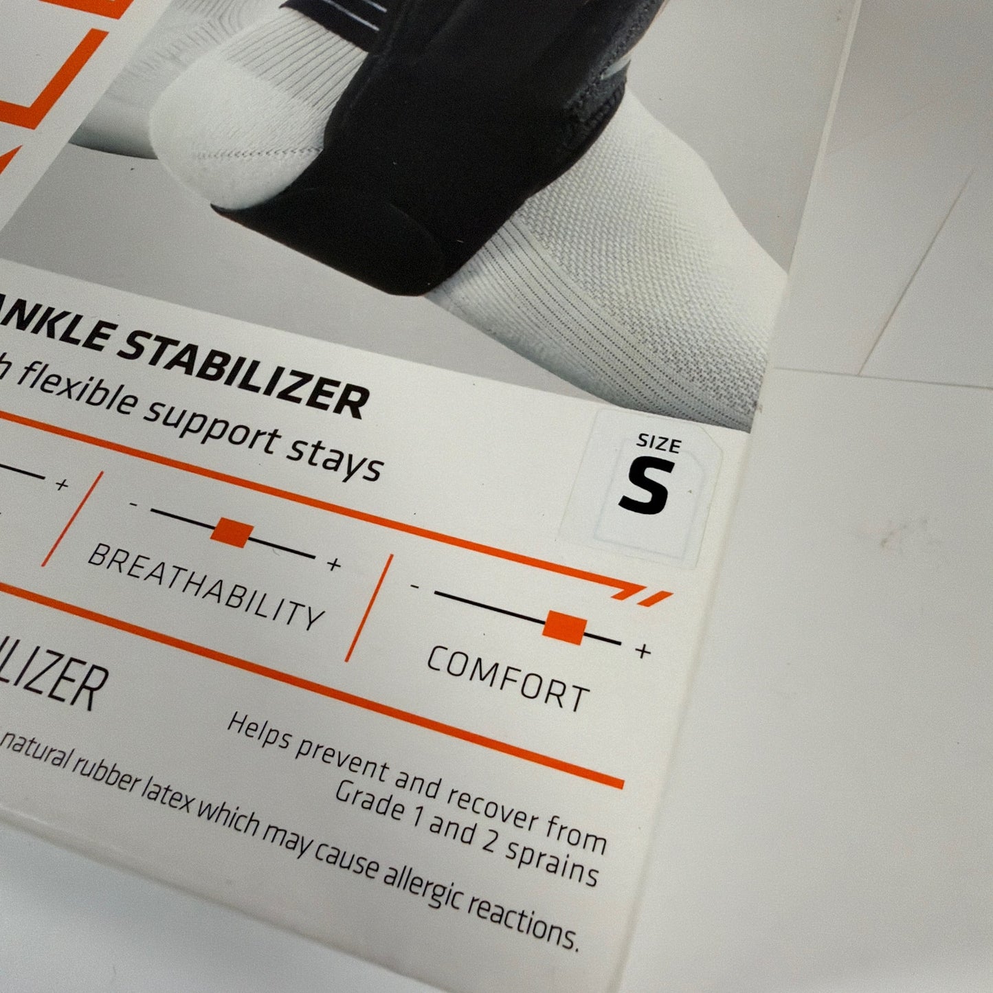 Shock Doctor 847 Ankle Stabilizer Level 2 Black Size Small