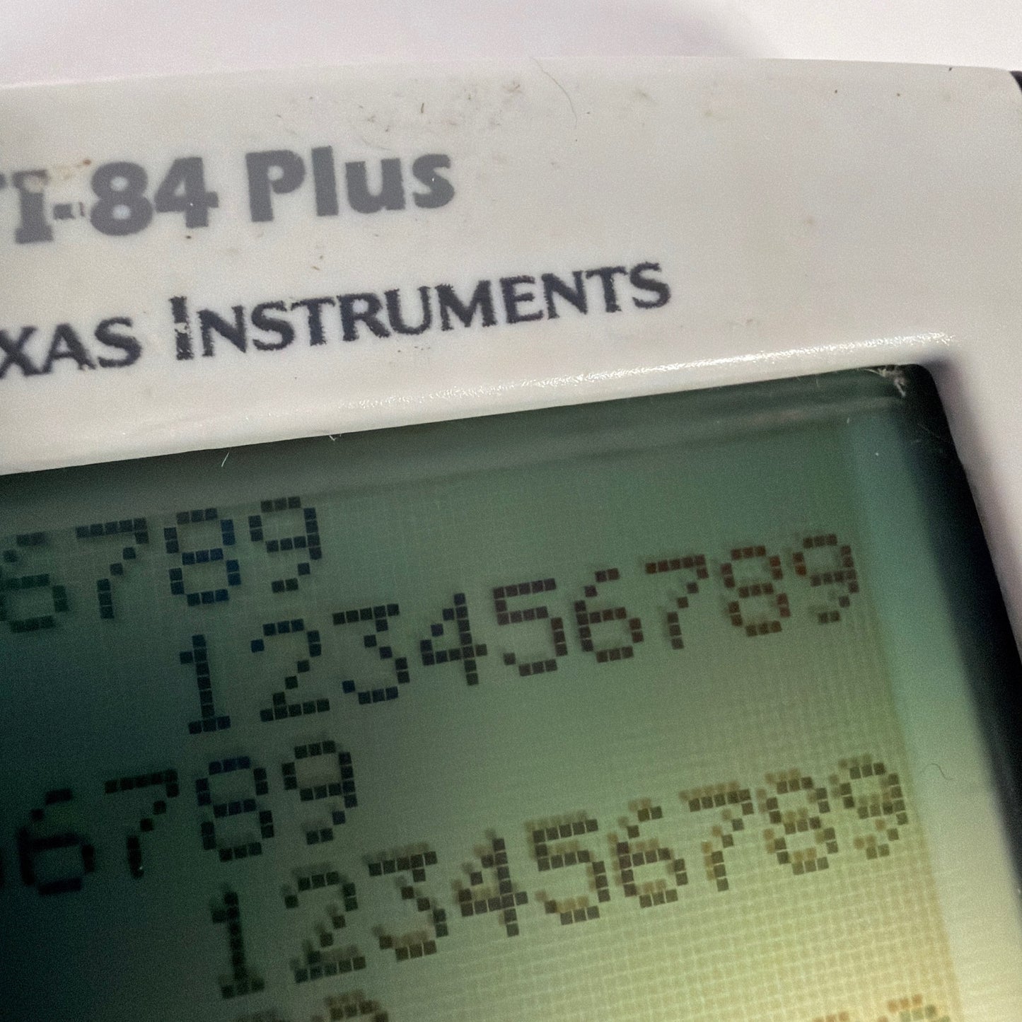 Texas Instruments TI-84 Plus Graphing Calculator Tested Working with Slide Cover