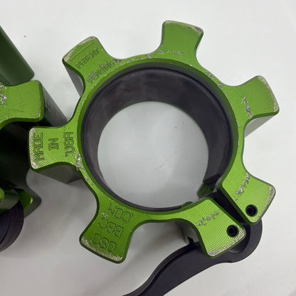 REP OSO Barbell Collars Green Pair Made in USA