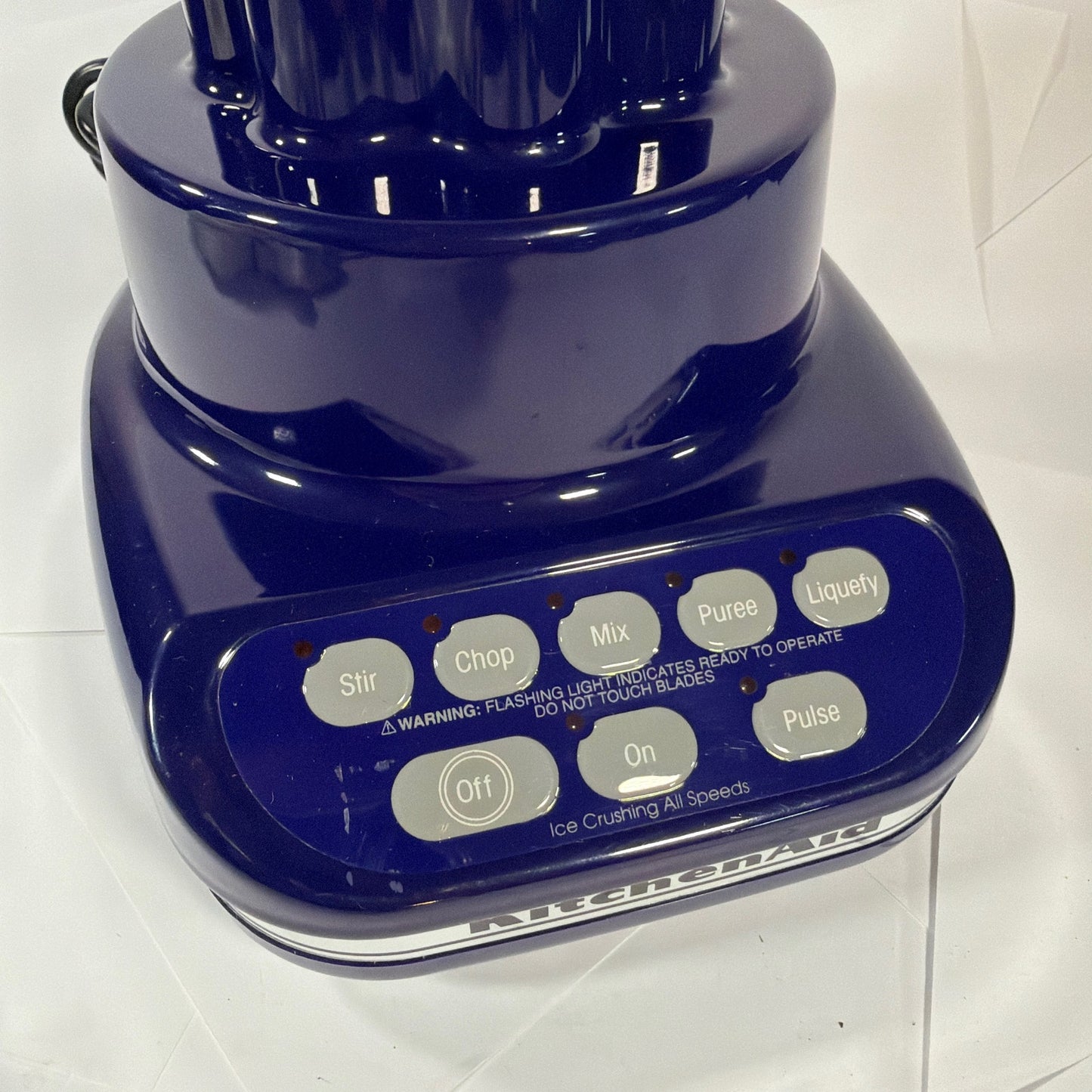 KitchenAid Ultra Power KSB5BU4 Blender Base Blue For Parts Repair
