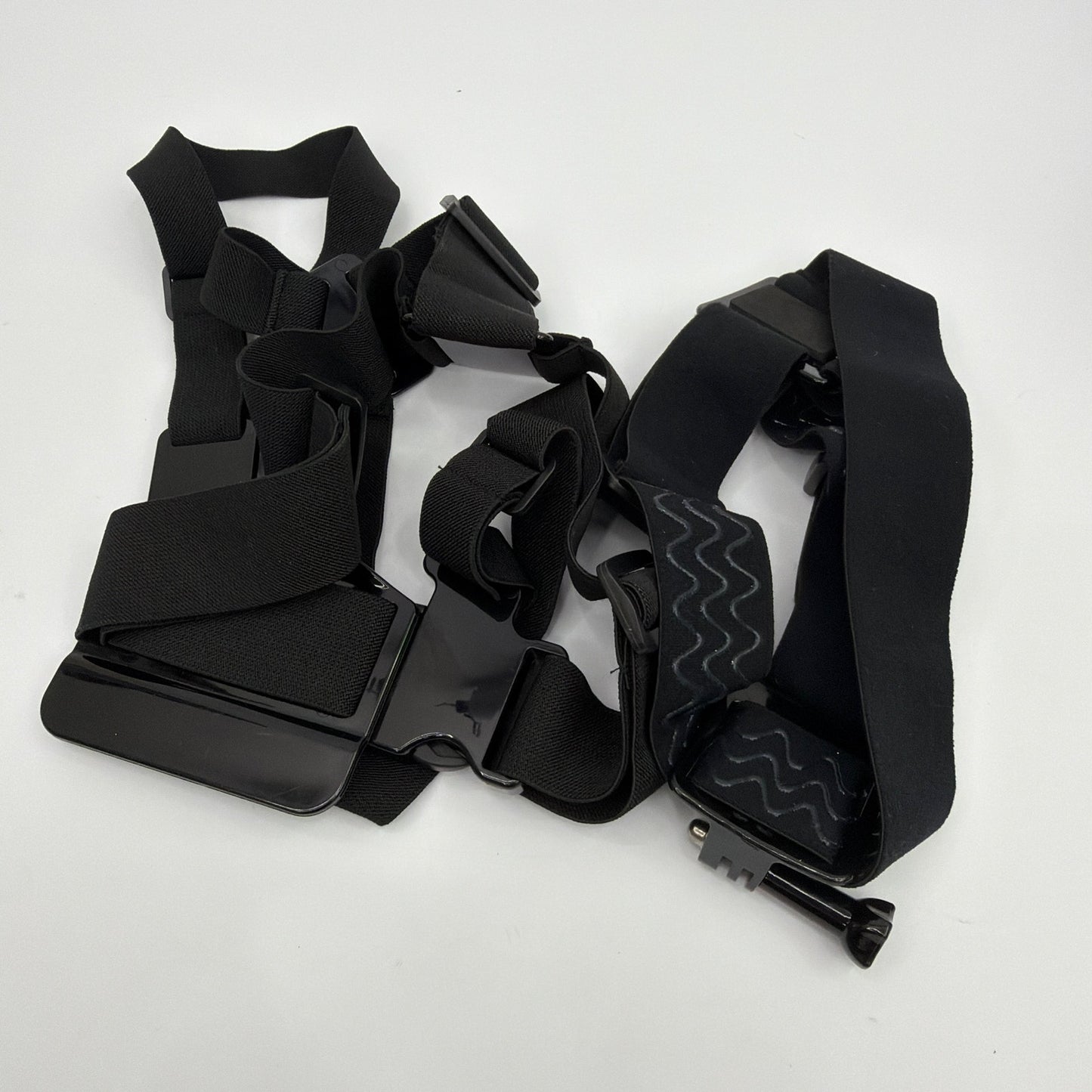 Insignia GoPro-Compatible Chest Harness and Head Strap Mount Set Black