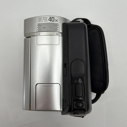 Sony Handycam DCR-SR46 Hybrid HDD Camcorder 40x Carl Zeiss Tested w/ Charger