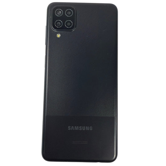 Samsung Galaxy A12 Smartphone Black Cracked Screen Not Powering On