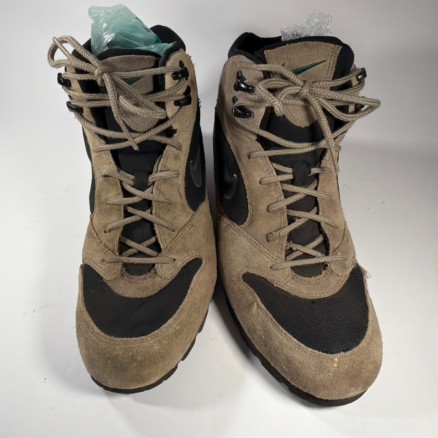 Vintage Nike 685116-031 Suede Trail Hiking Boots Men’s 12 Brown/Black