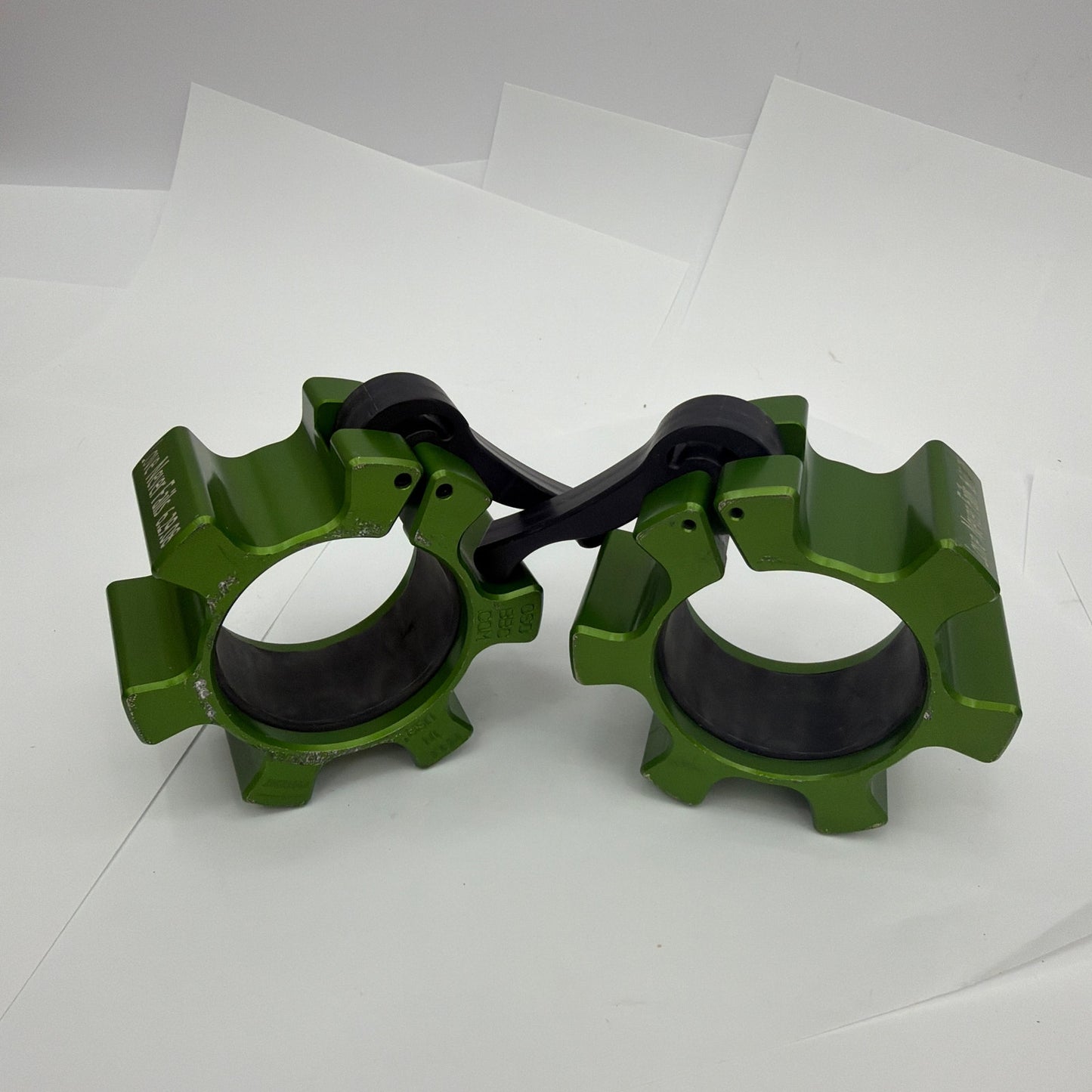 REP OSO Barbell Collars Green Pair Made in USA