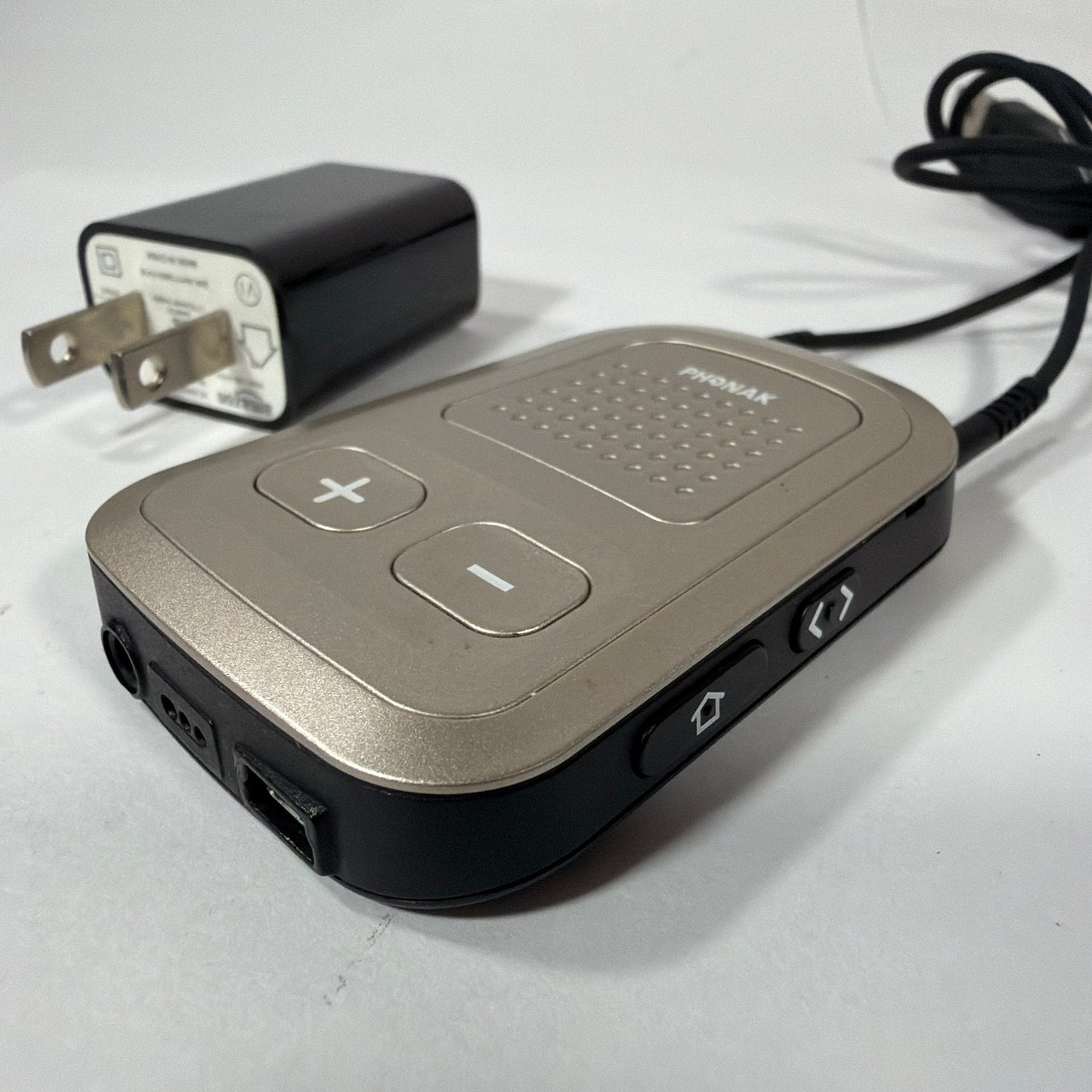 Phonak ComPilot II Hearing Aid Bluetooth Streamer with Power Adapter and USB
