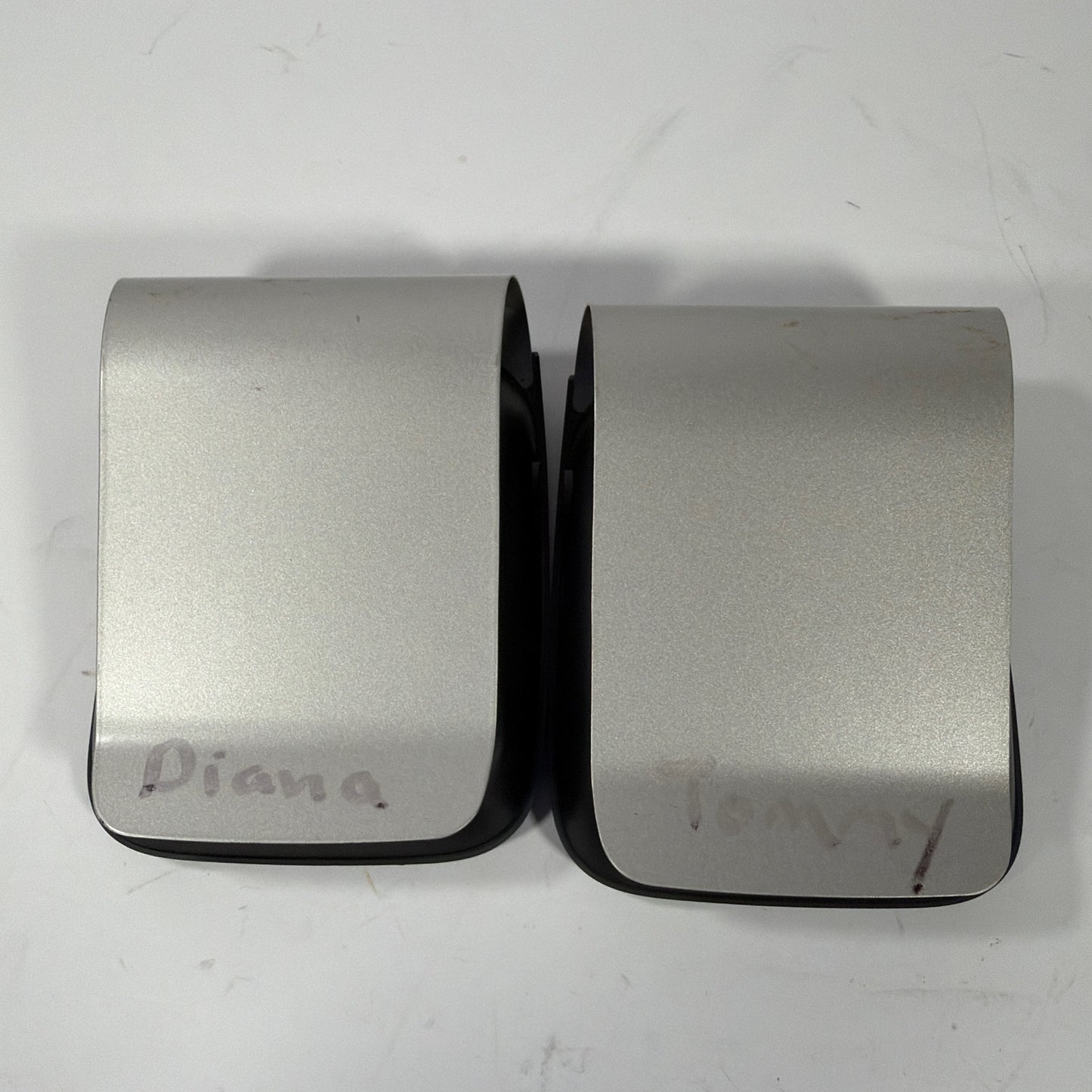 Lot of 2 Jabra Tour HFS101 Car Speakerphones with USB Cables and Dual USB Wall