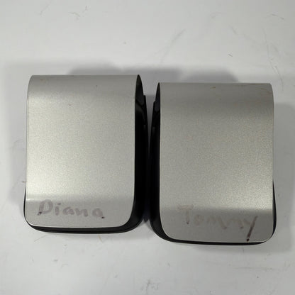 Lot of 2 Jabra Tour HFS101 Car Speakerphones with USB Cables and Dual USB Wall