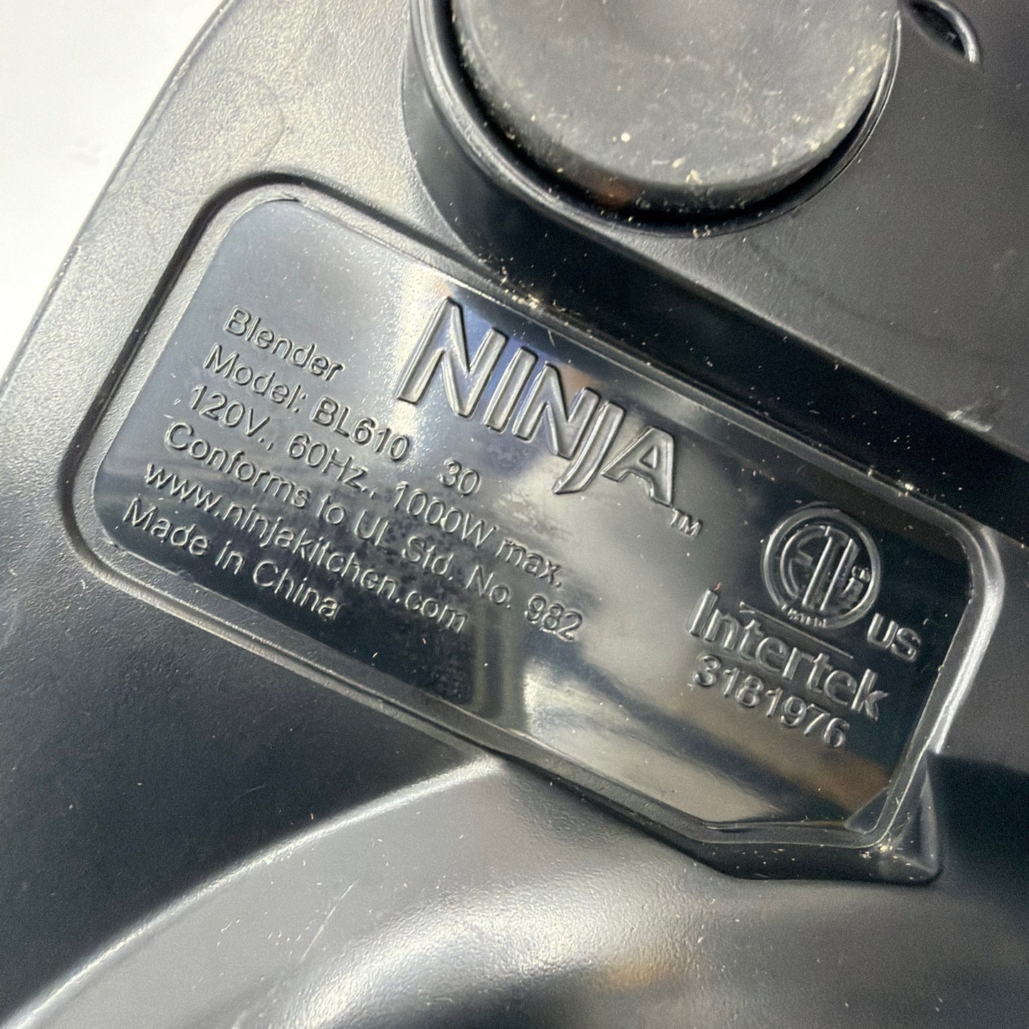 Ninja Professional BL610 1000W Blender Motor Base For Parts No Power