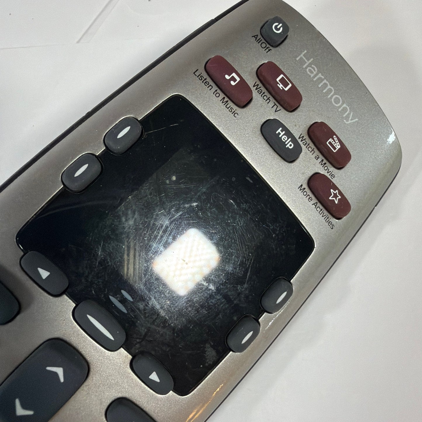 Logitech Harmony 650 Universal Remote Control Silver Tested Working