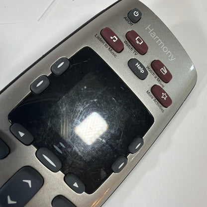 Logitech Harmony 650 Universal Remote Control Silver Tested Working