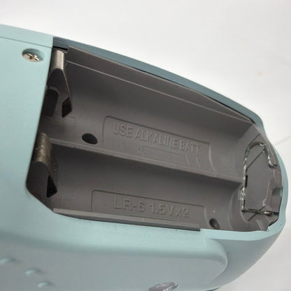 Fujifilm Instax Mini 8 Instant Film Camera Blue Tested Missing Battery Cover