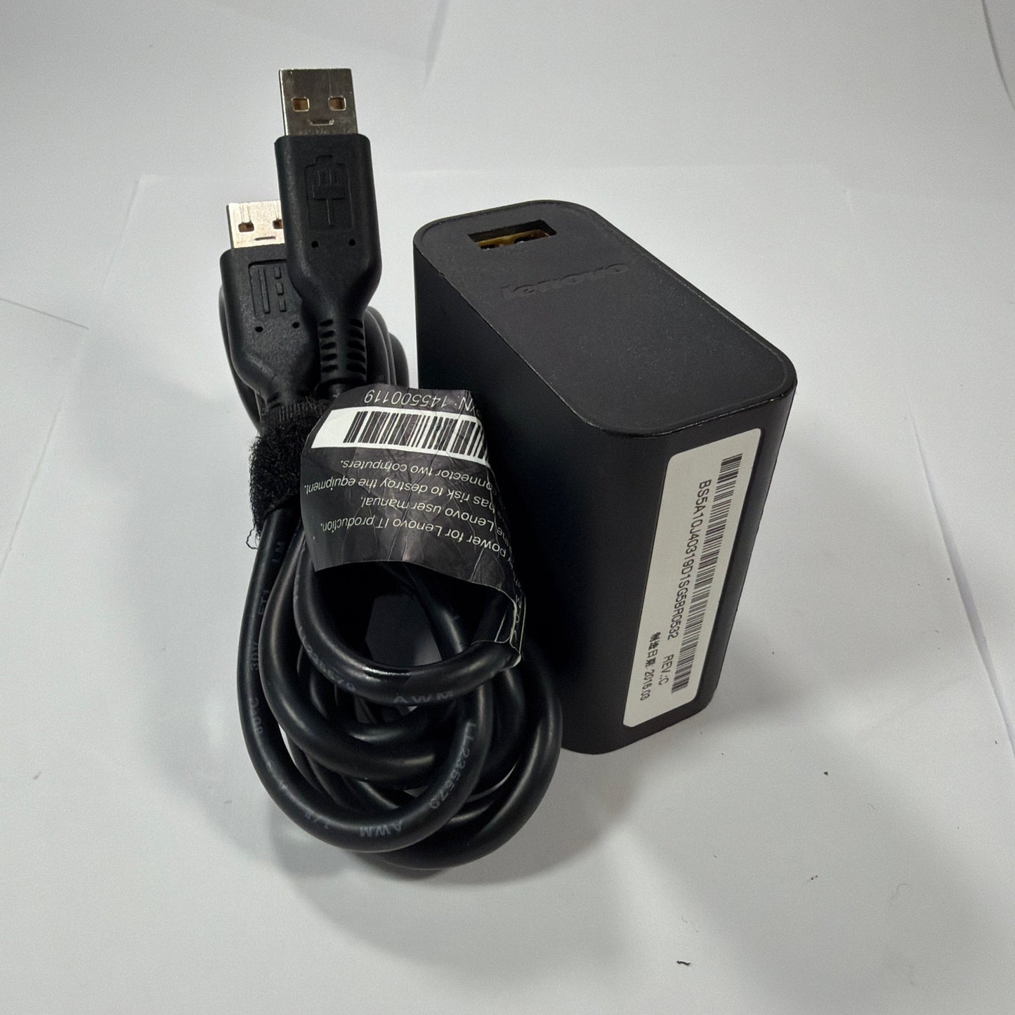 Lenovo ADL40WDA 40W AC Adapter Charger 20V 2A P/N 5A10J40319 With USB-A Cable