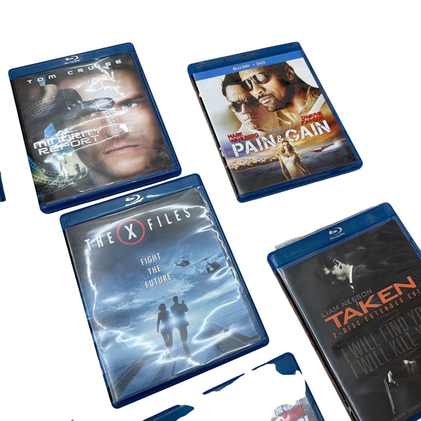 10 Blu-ray Movie Lot: Shooter, Minority Report, Live Die Repeat, X-Men