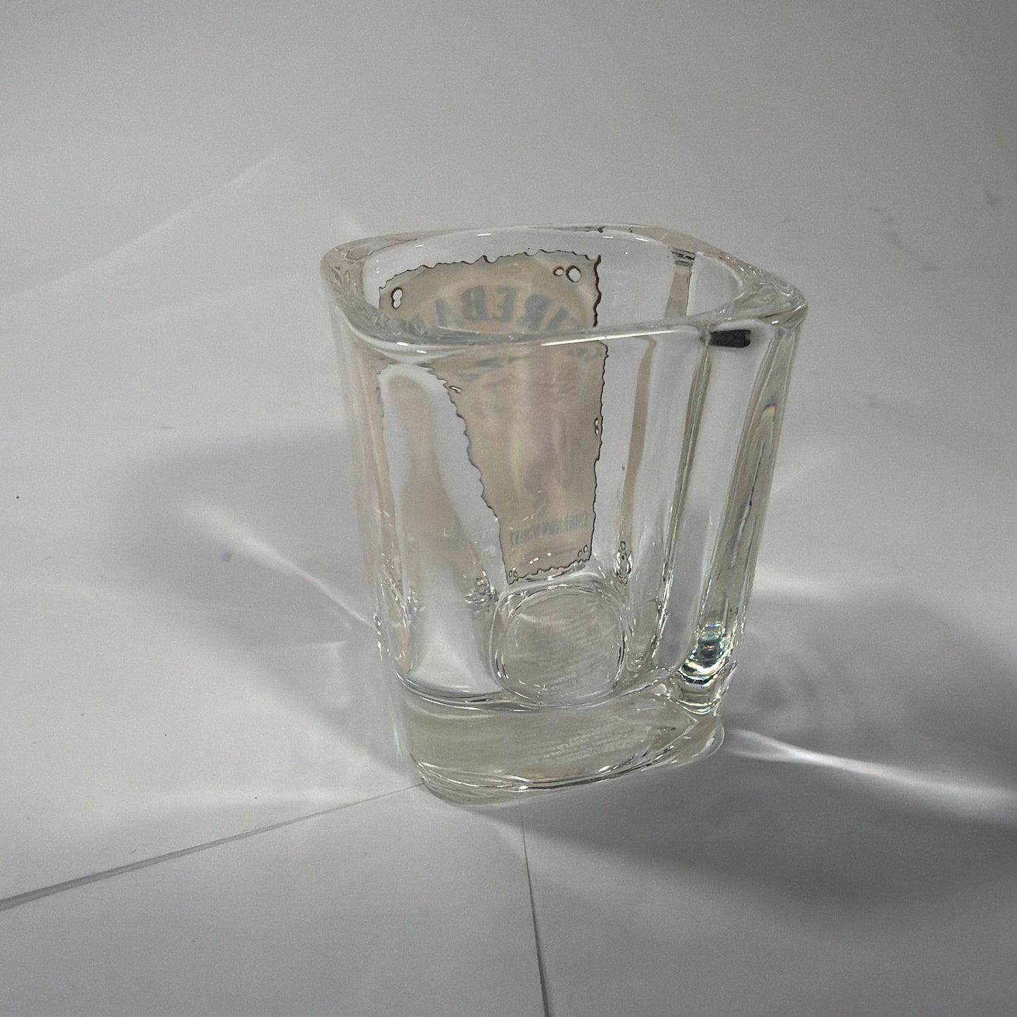 Fireball Cinnamon Whisky Square Shot Glass 2.5 in Tall