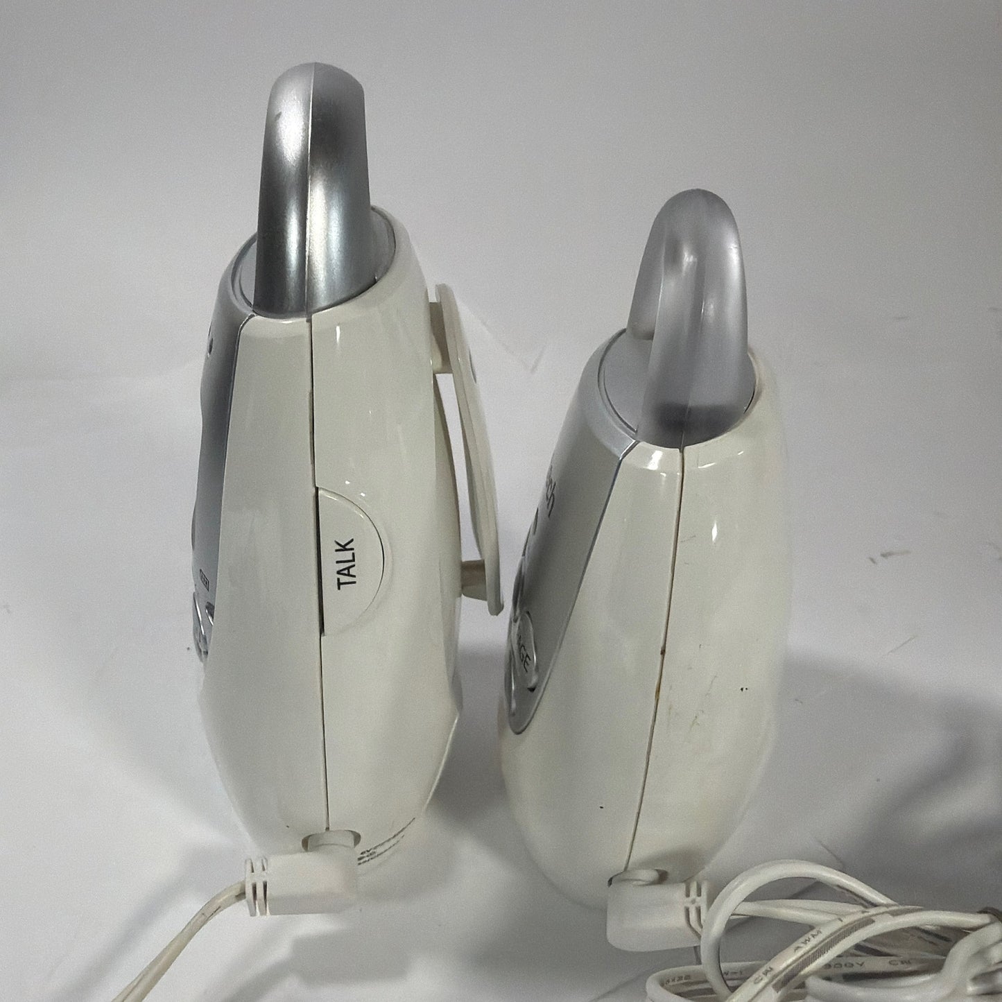 VTech DM221 Safe & Sound Digital Audio Baby Monitor Set White Silver Tested