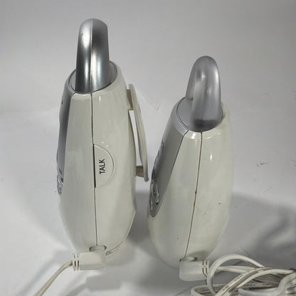 VTech DM221 Safe & Sound Digital Audio Baby Monitor Set White Silver Tested