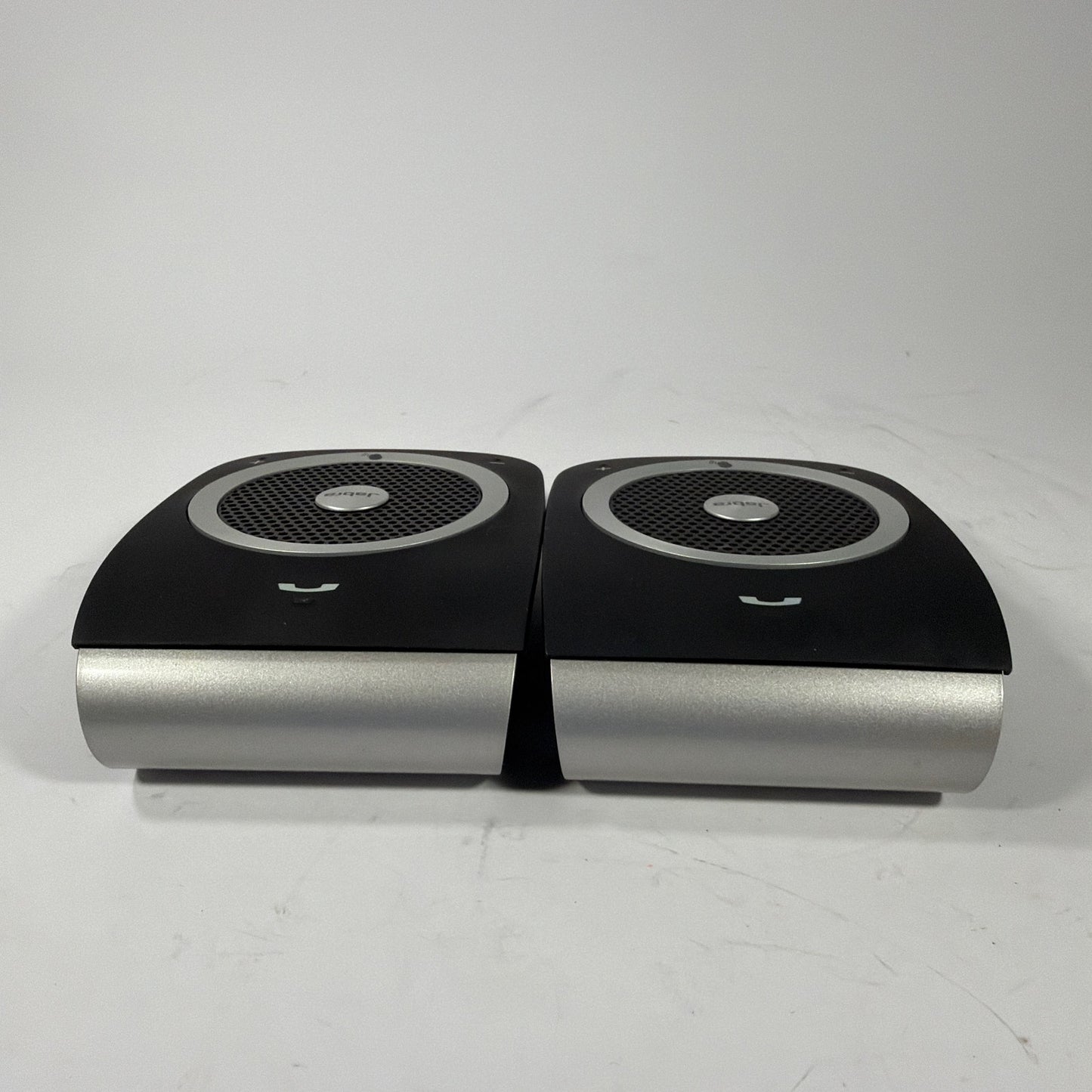 Lot of 2 Jabra Tour HFS101 Car Speakerphones with USB Cables and Dual USB Wall