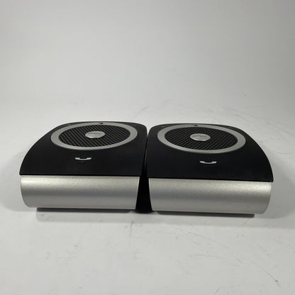 Lot of 2 Jabra Tour HFS101 Car Speakerphones with USB Cables and Dual USB Wall