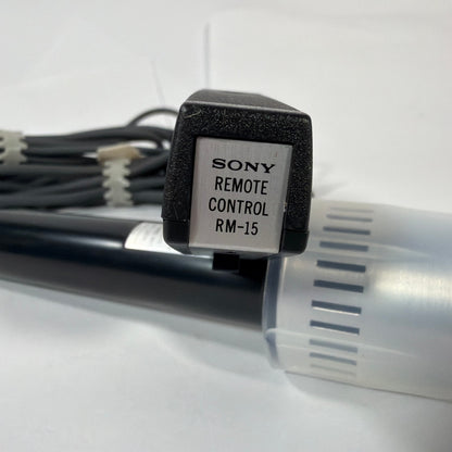 Sony F-26S Cardioid Dynamic Microphone with RM-15 Wired Remote Control